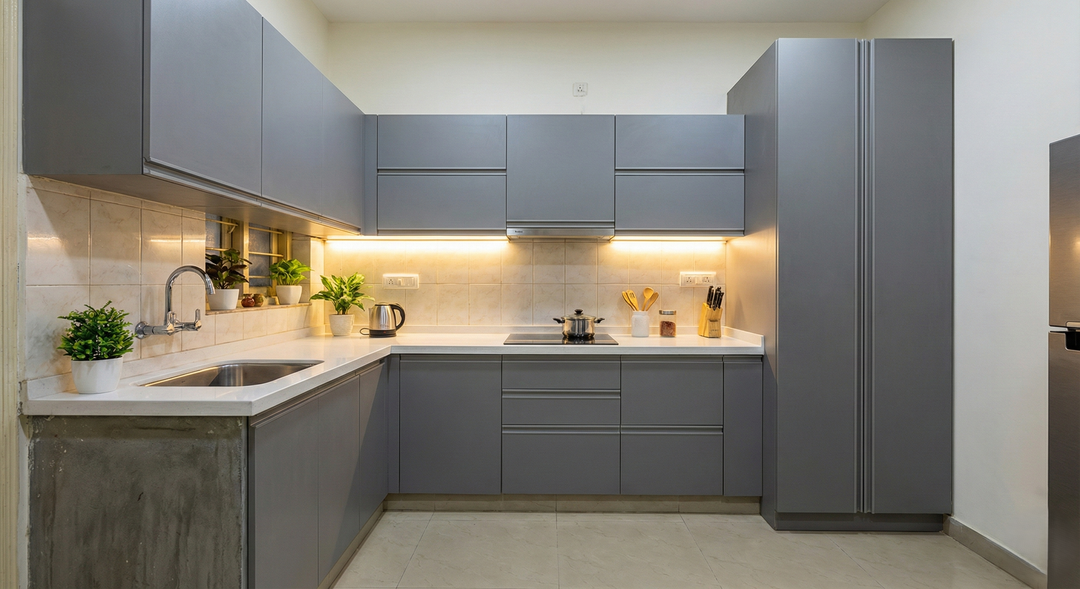 A stunning semi-modular kitchen renovation.